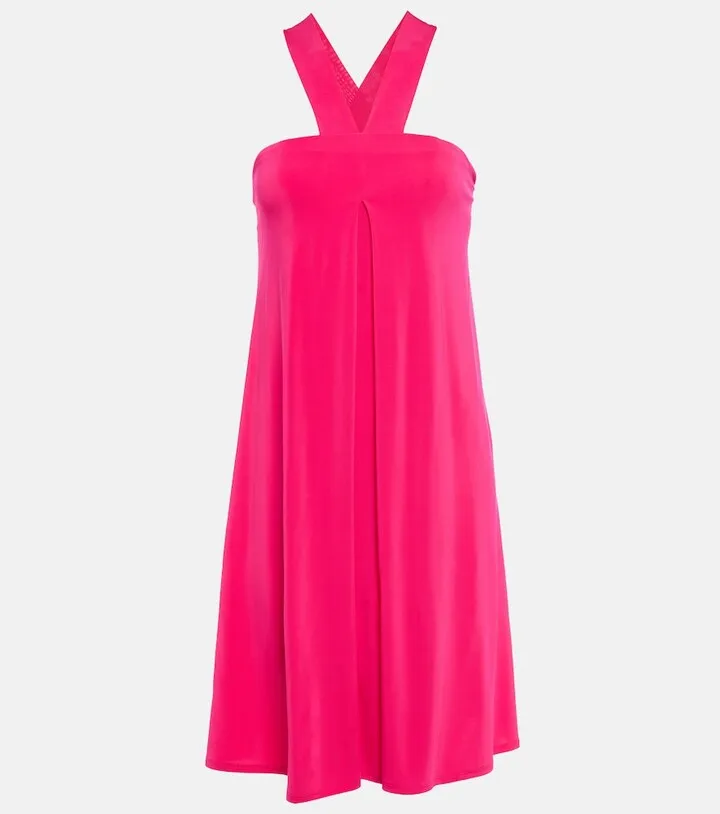 Astro off-shoulder minidress