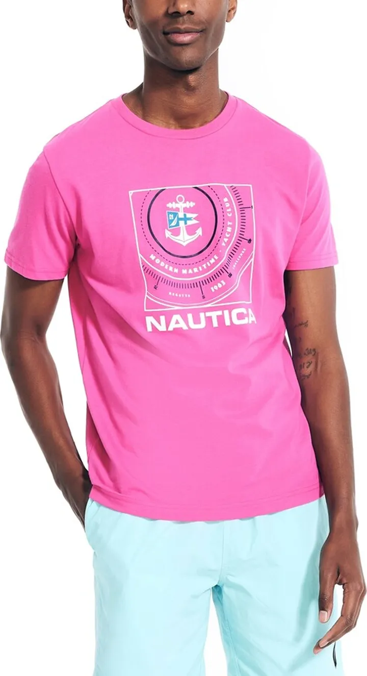 Nautica Men's Sustainably Crafted Graphic T-Shirts