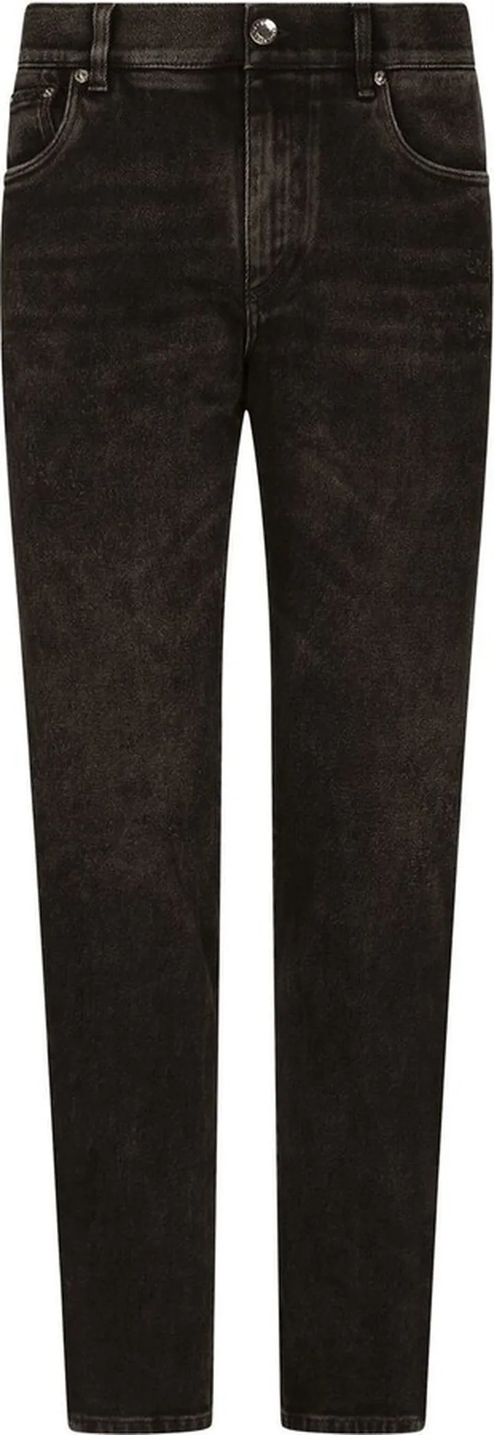 Graffiti-Print Logo Jeans