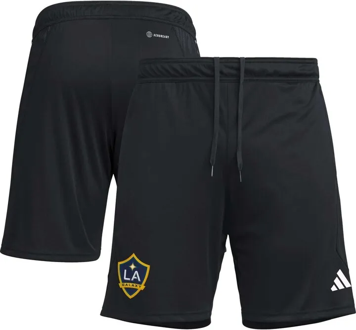 Men's adidas Black La Galaxy 2023 On-Field Aeroready Training Shorts