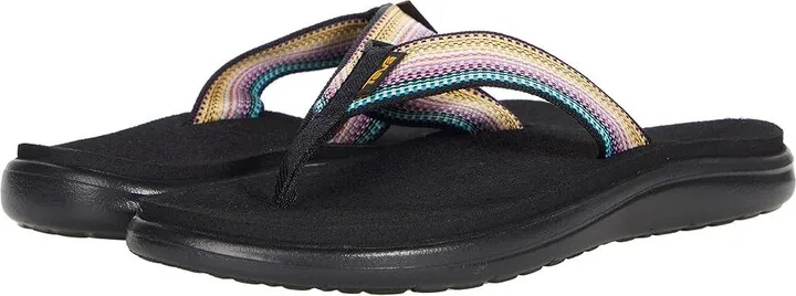 Teva Voya Flip (Antiguous Black Multi) Women's Sandals