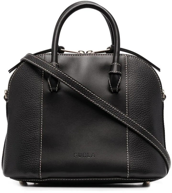 Logo-Debossed Panelled Tote Bag