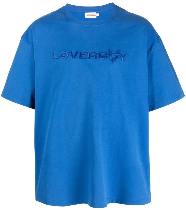 embroidered-logo organic cotton T-shirt