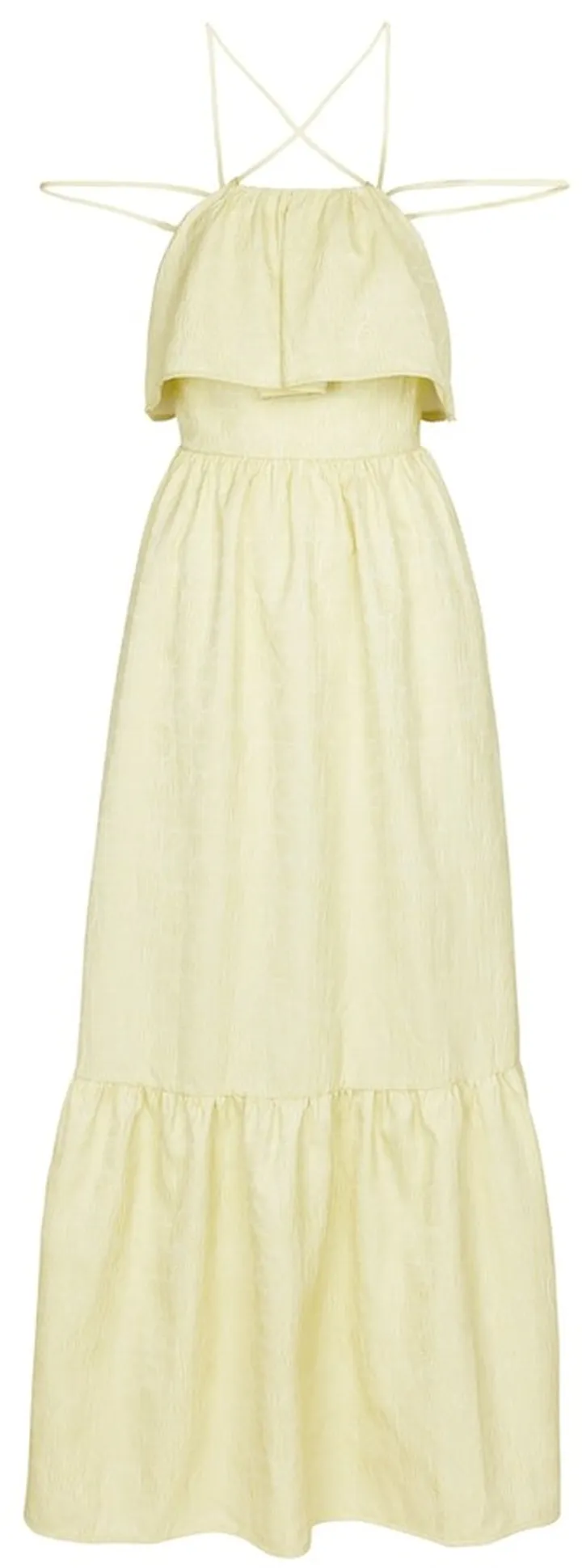 Jacquard maxi dress
