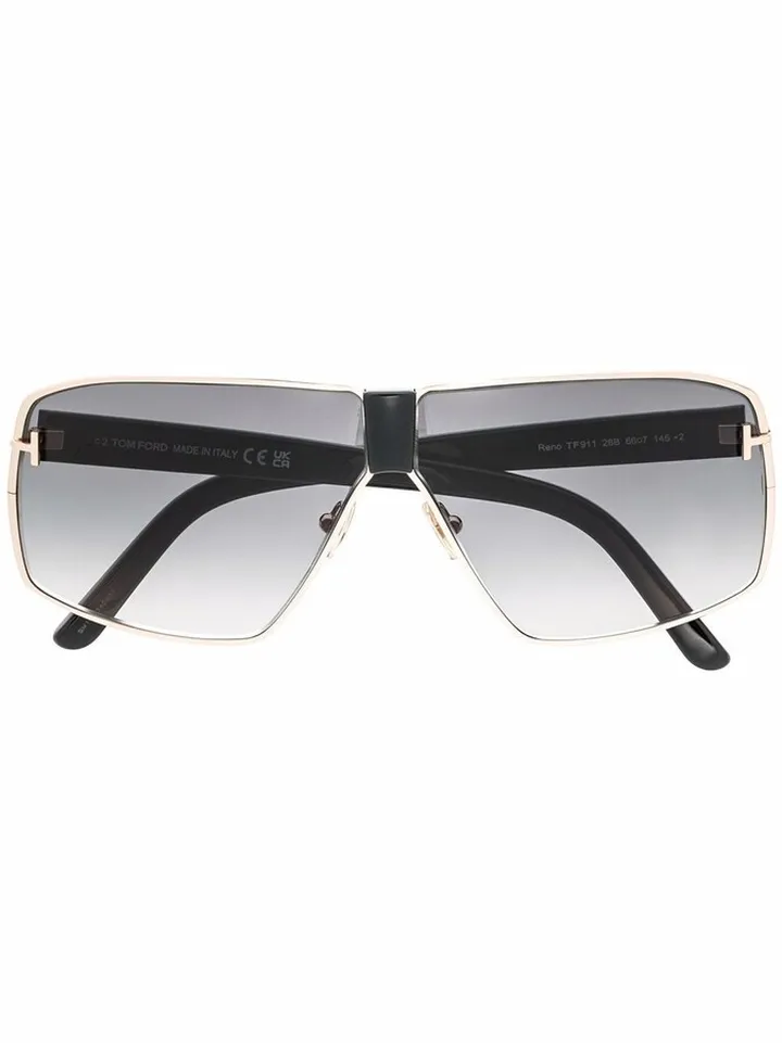 Pilot-Frame Gradient Sunglasses