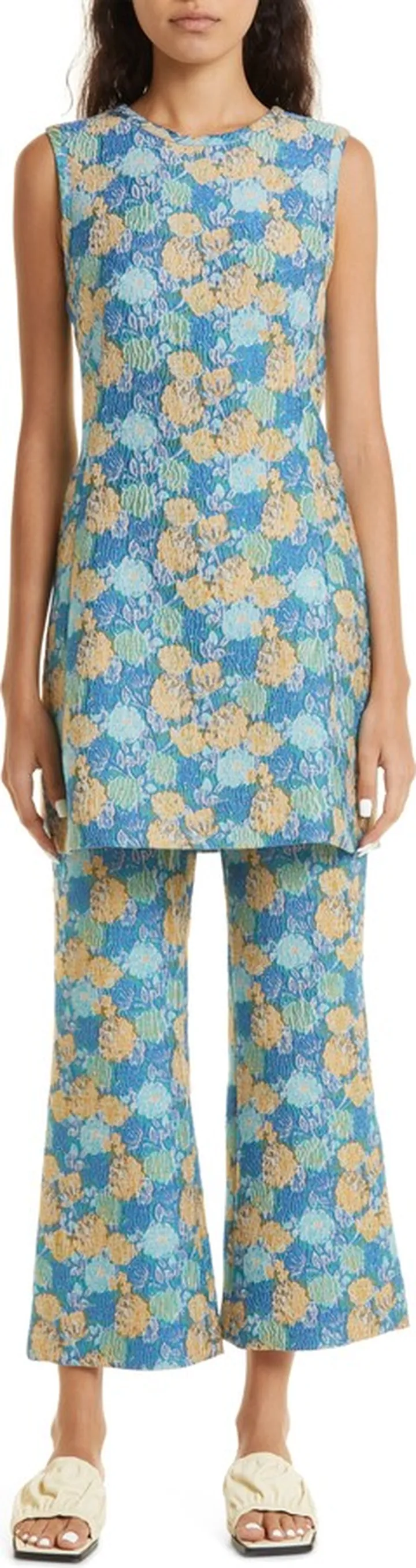 Arizona Floral Jacquard Minidress