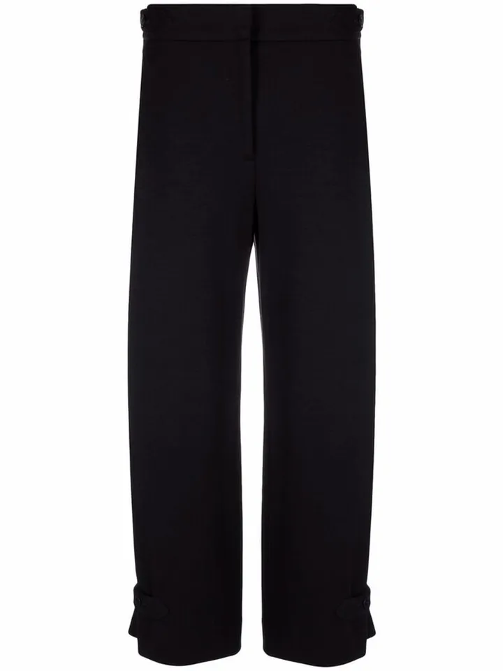 High-Waisted Cropped Trousers