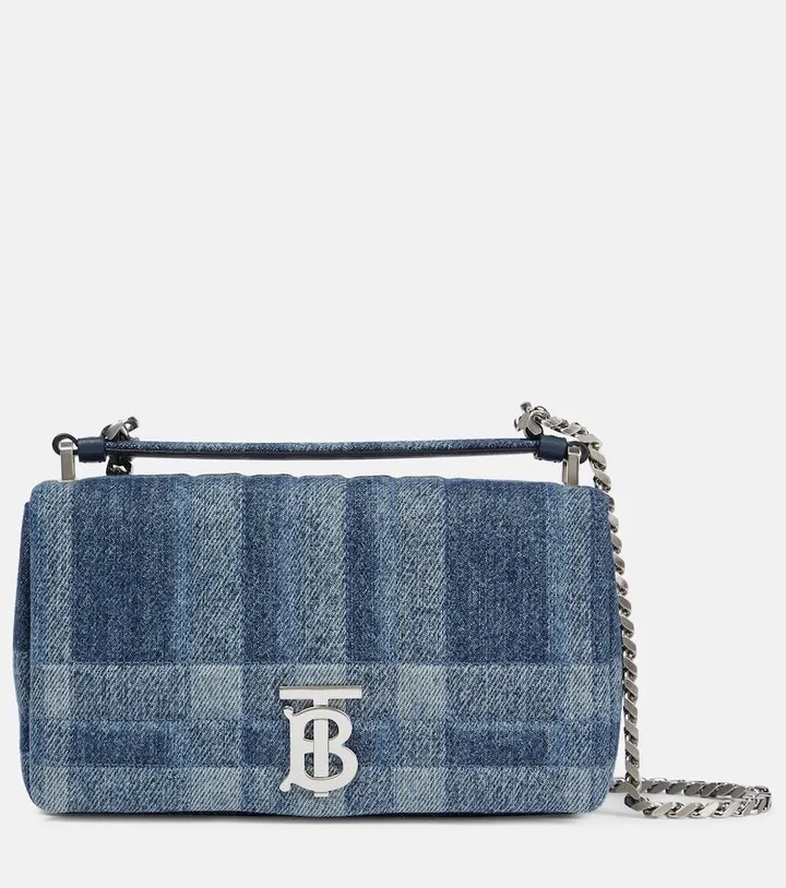 Lola Small denim shoulder bag