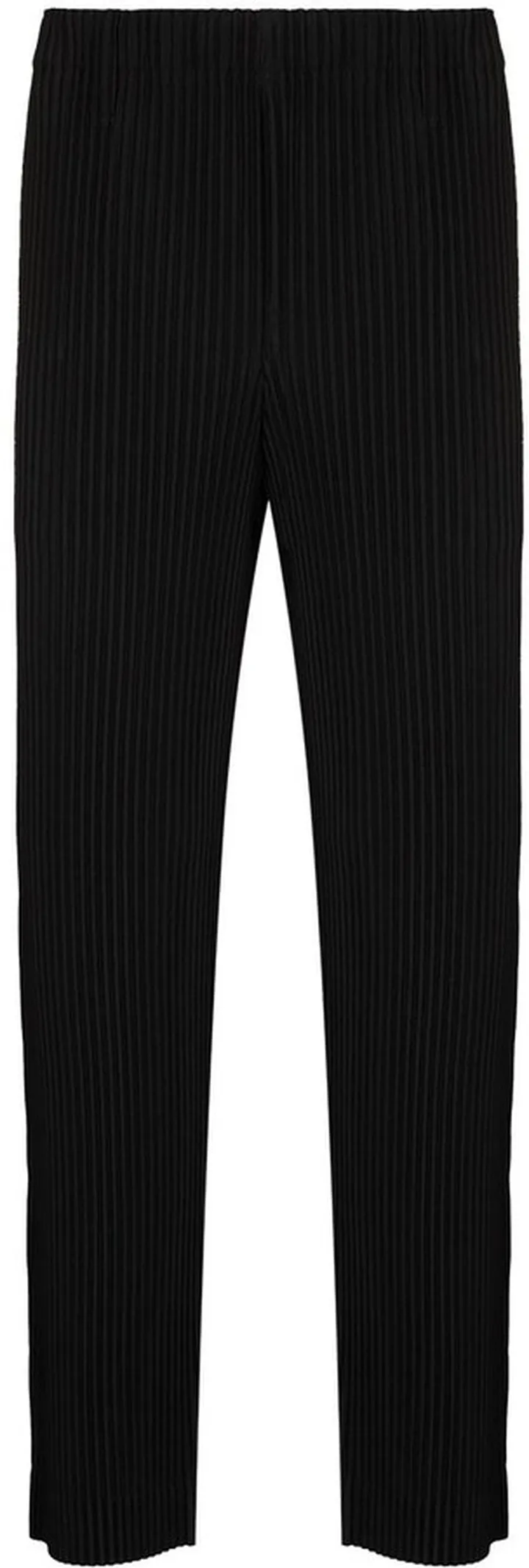 Plissé Straight-Leg Trousers