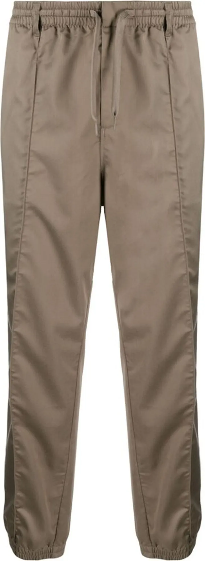 Drawstring-Waist Tapered Trousers