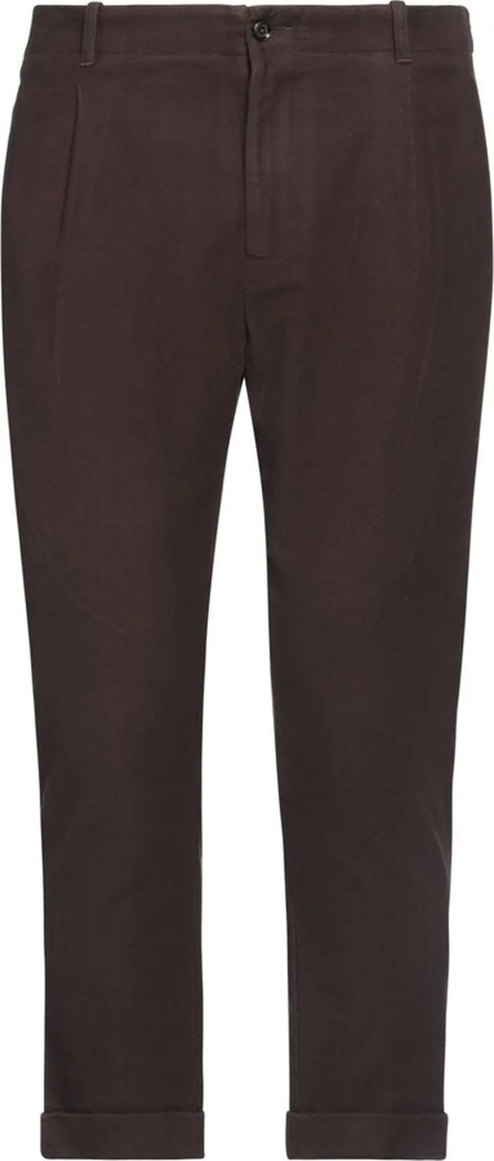 Cropped Pants Dark Brown