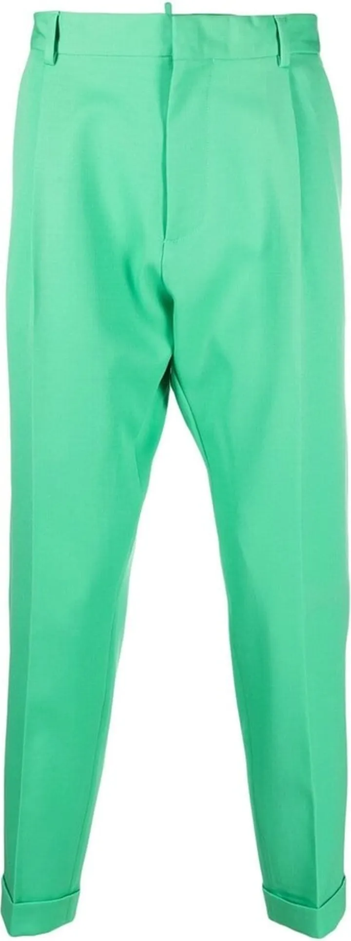 Straight-Leg Cropped Pants