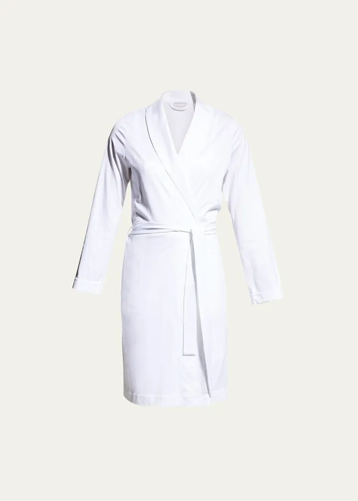 Cotton Jersey Short Robe