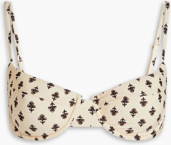 Imani Sasha printed underwired bikini top