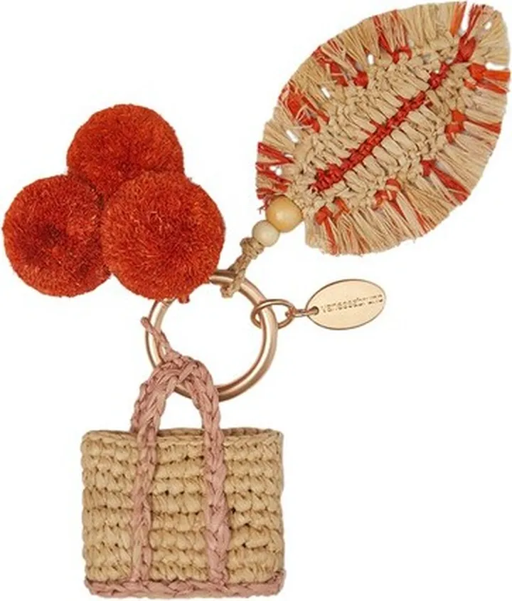 Leaf Charm keychain
