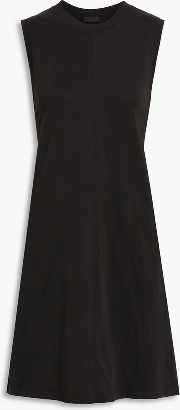 Cotton-jersey mini dress