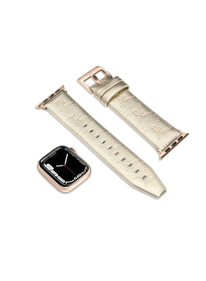 Police Mono Beige Leather Watch Straps