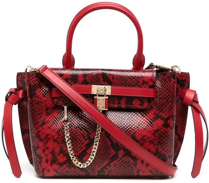 Snakeskin Effect Tote Bag