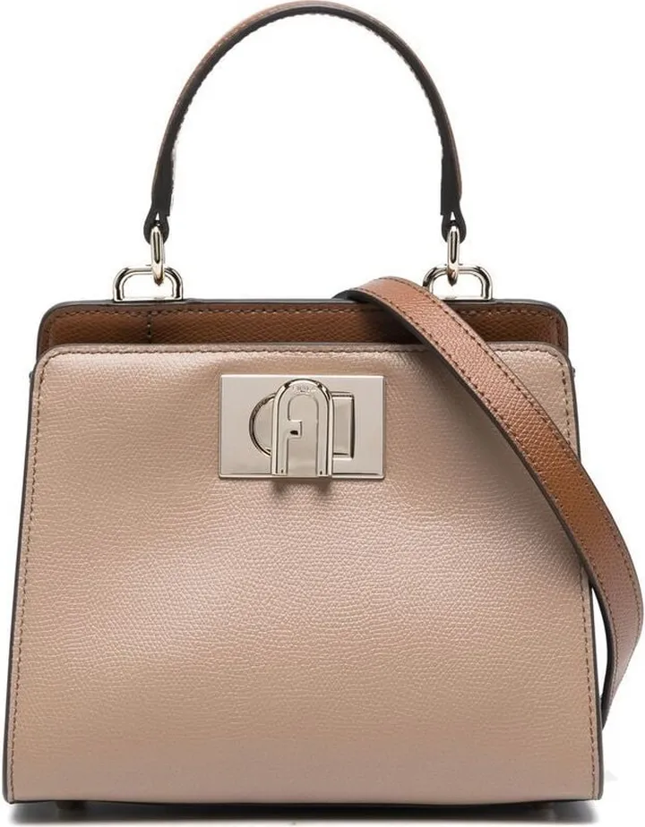 mini Greige tote bag