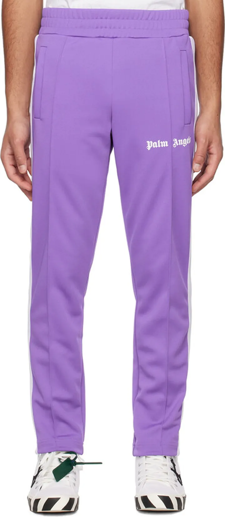 Palm Angels Purple Slim Track Pants