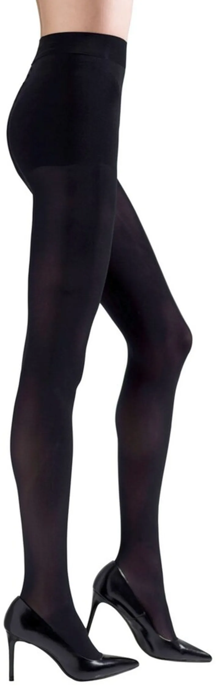 Natori Women's Firm Fitting Opaque Control Top Tights 2 Pack
