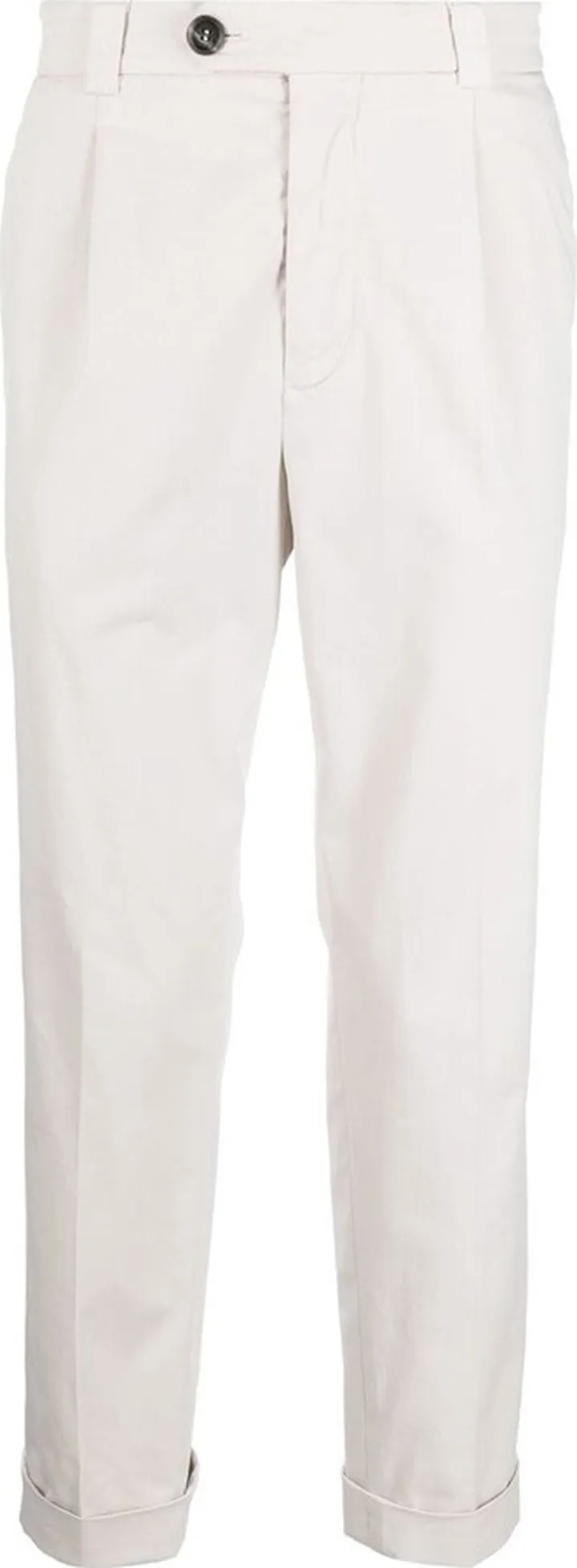 Straight-Leg Cotton Pants