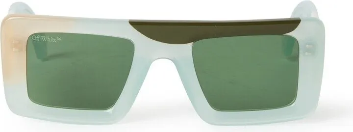 Off-White Rectangular Frame Sunglasses