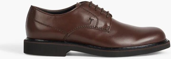 Leather derby shoes