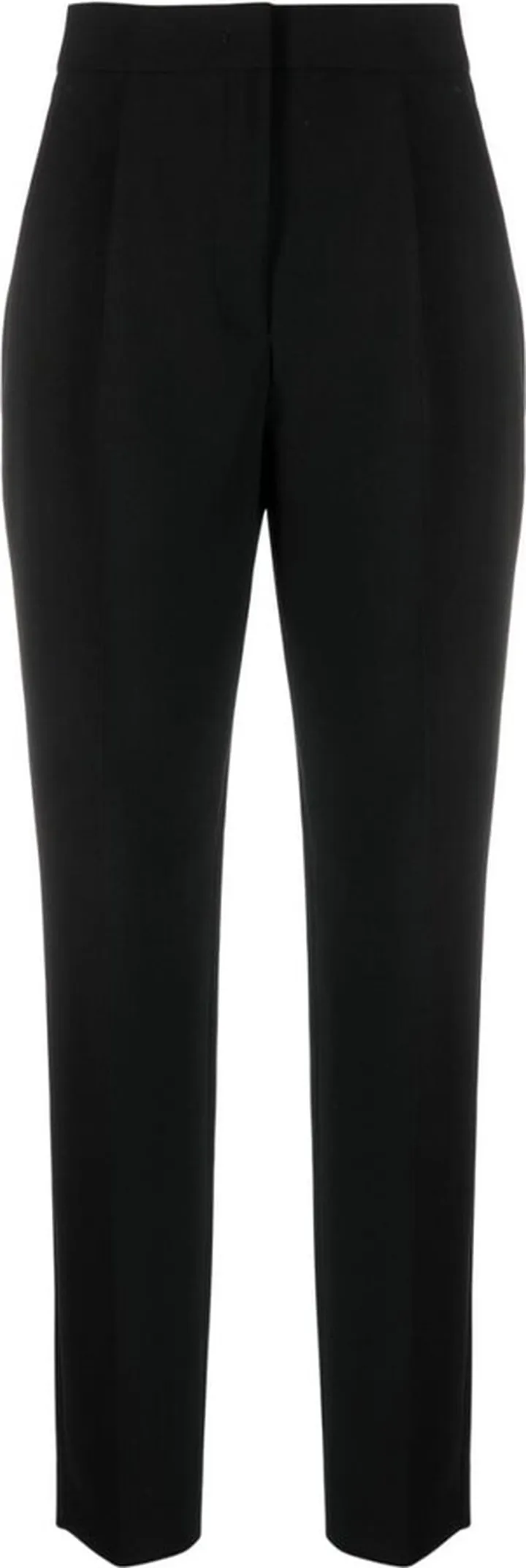 High-Waisted Straight-Leg Trousers