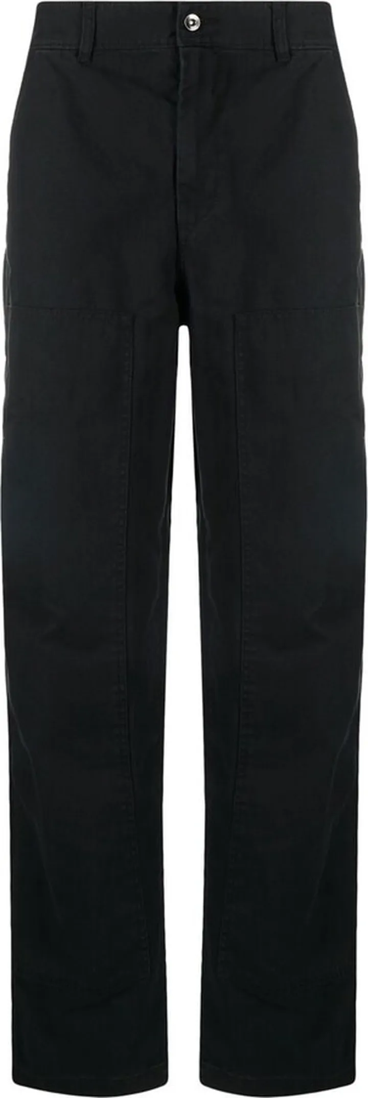 Mid-Rise Straight Leg Trousers