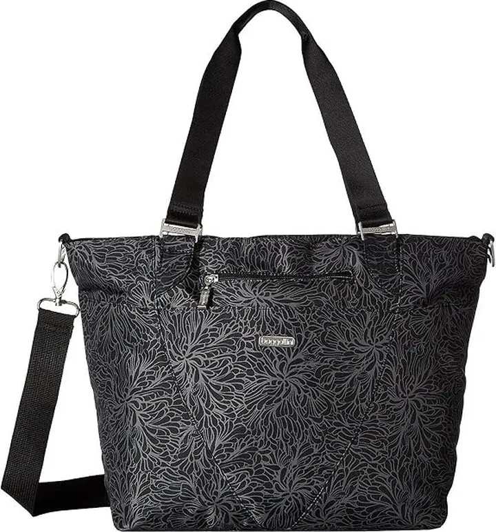 Baggallini Avenue Tote (Midnight Blossom) Tote Handbags