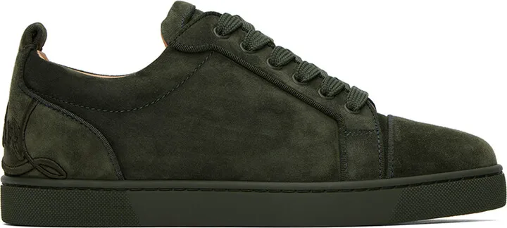 Christian Louboutin Green Fun Louis Junior Sneakers