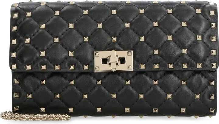 Valentino Garavani Rockstud Spike Quilted Shoulder Bag