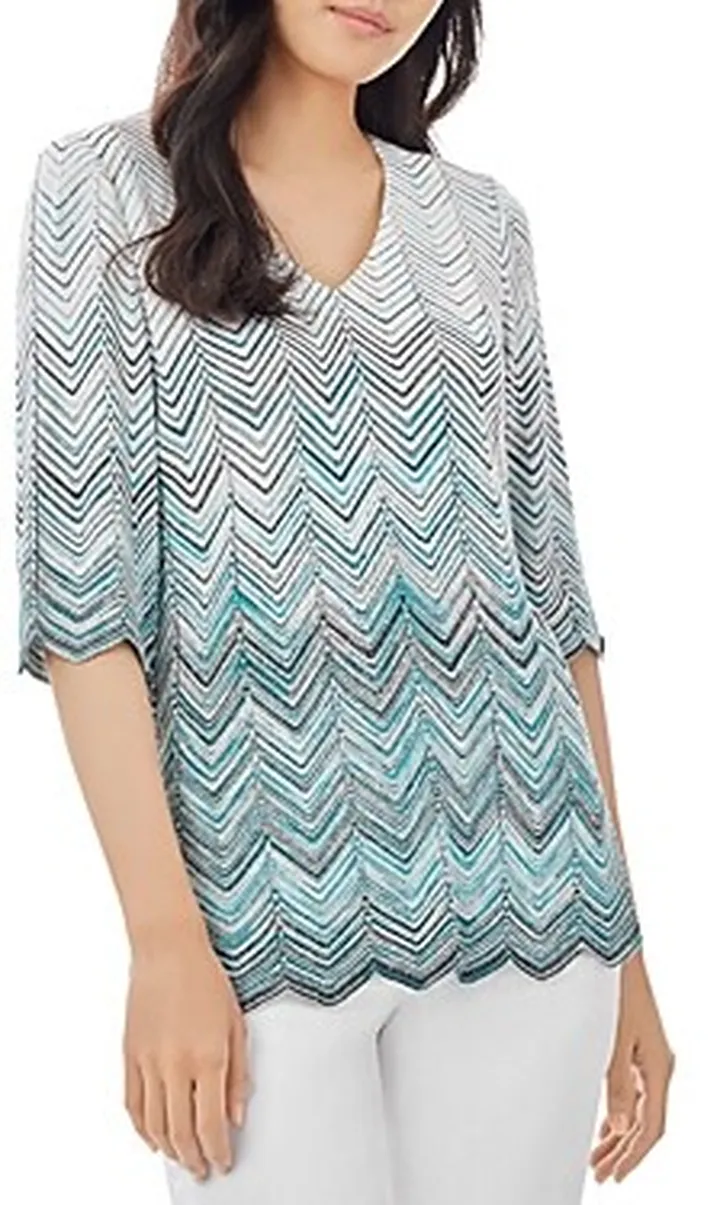 Misook V Neck Tunic