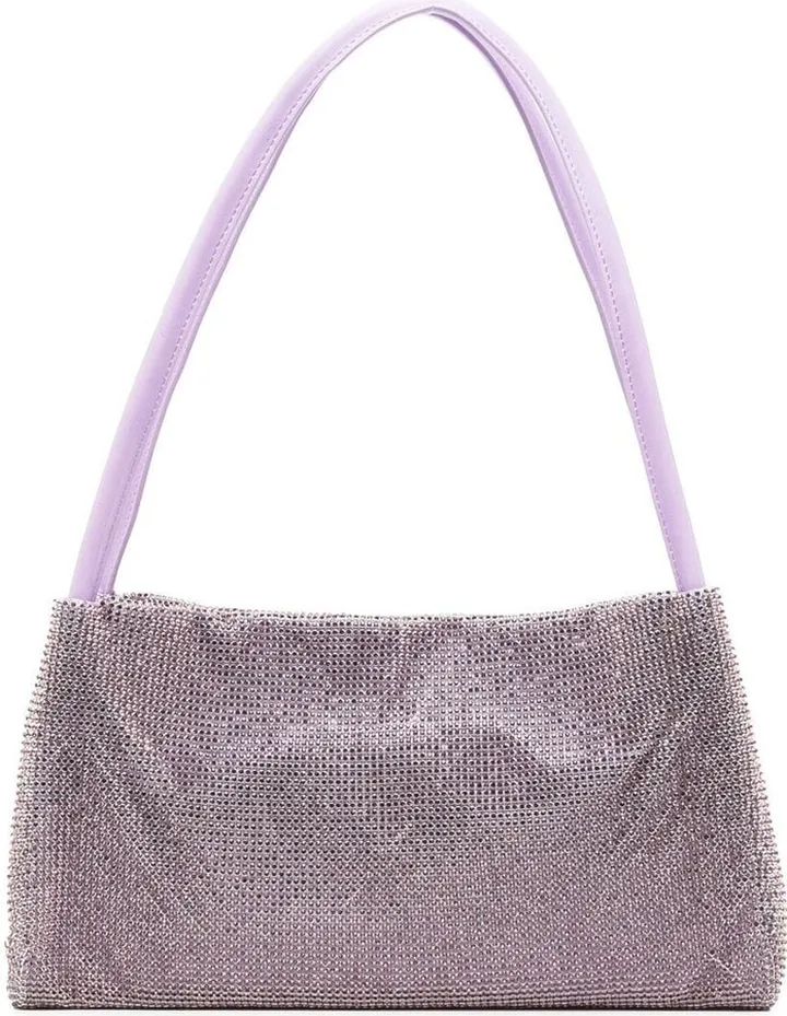 Penny crystal-embellished shoulder bag