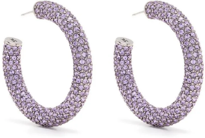 Cameron medium hoop earrings