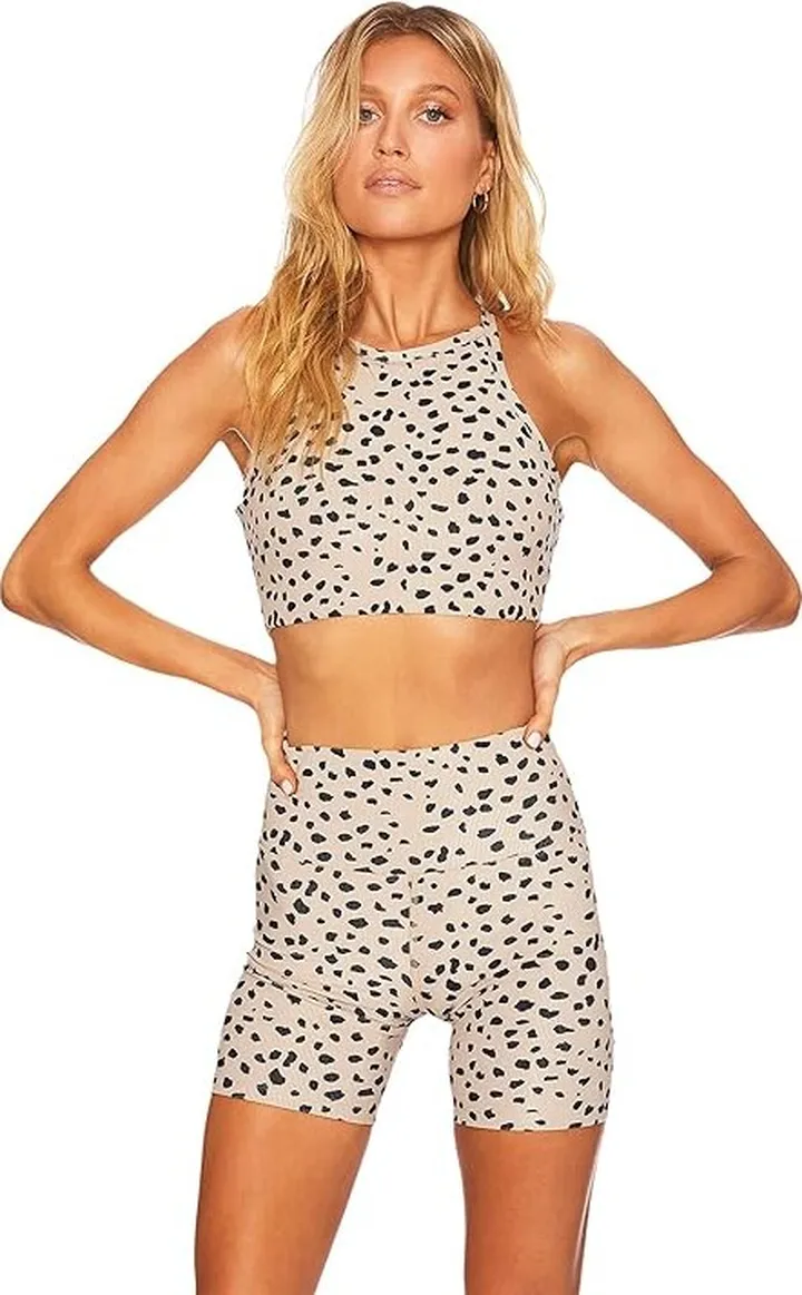 Beach Riot Anna Tank (Taupe Spot) Women's Clothing