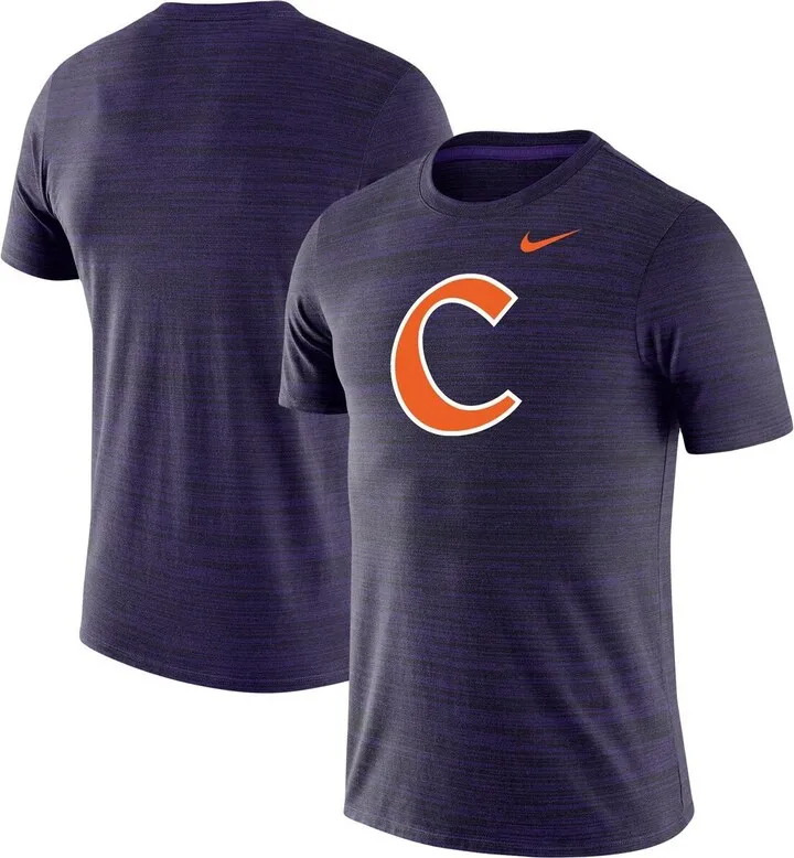 Men's Nike Purple Clemson Tigers Alternate Logo Velocity Legend Performance T-shirt