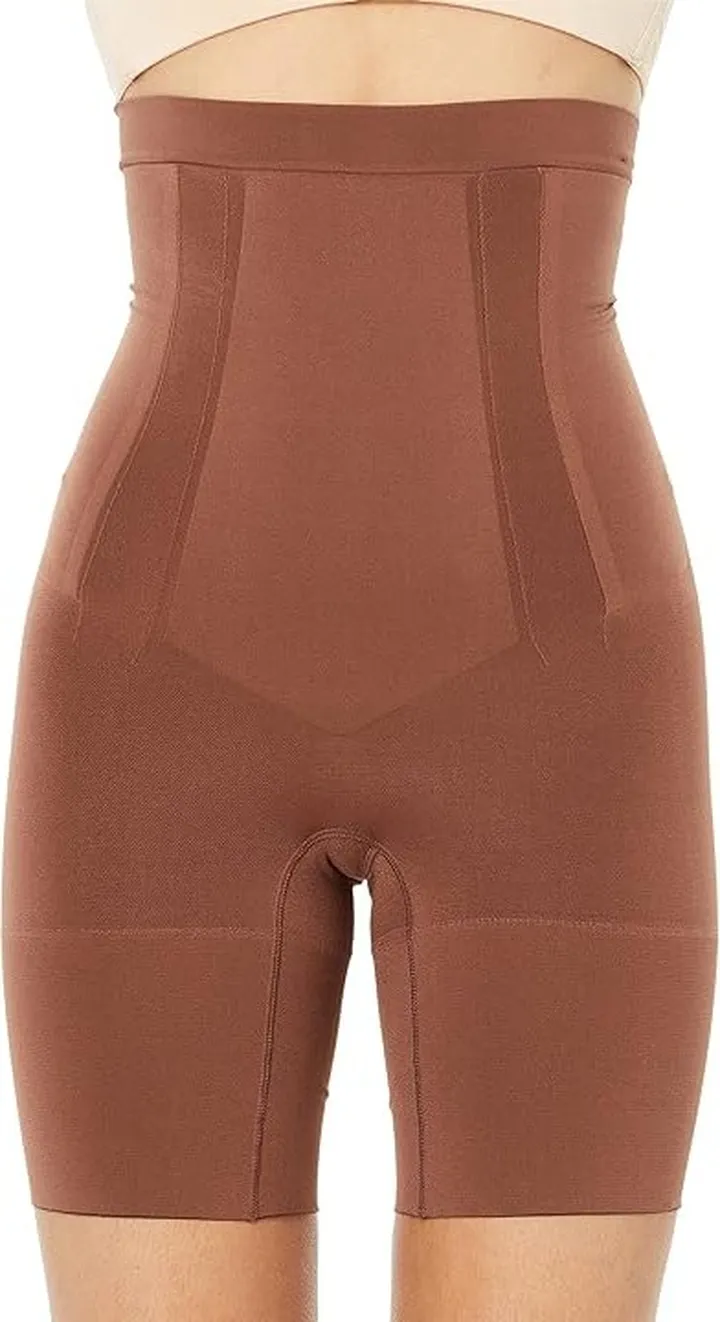 Spanx SPANX Shapewear for Women Oncore High-Waisted Mid-Thigh Short (Chestnut Brown) Women's Underwear