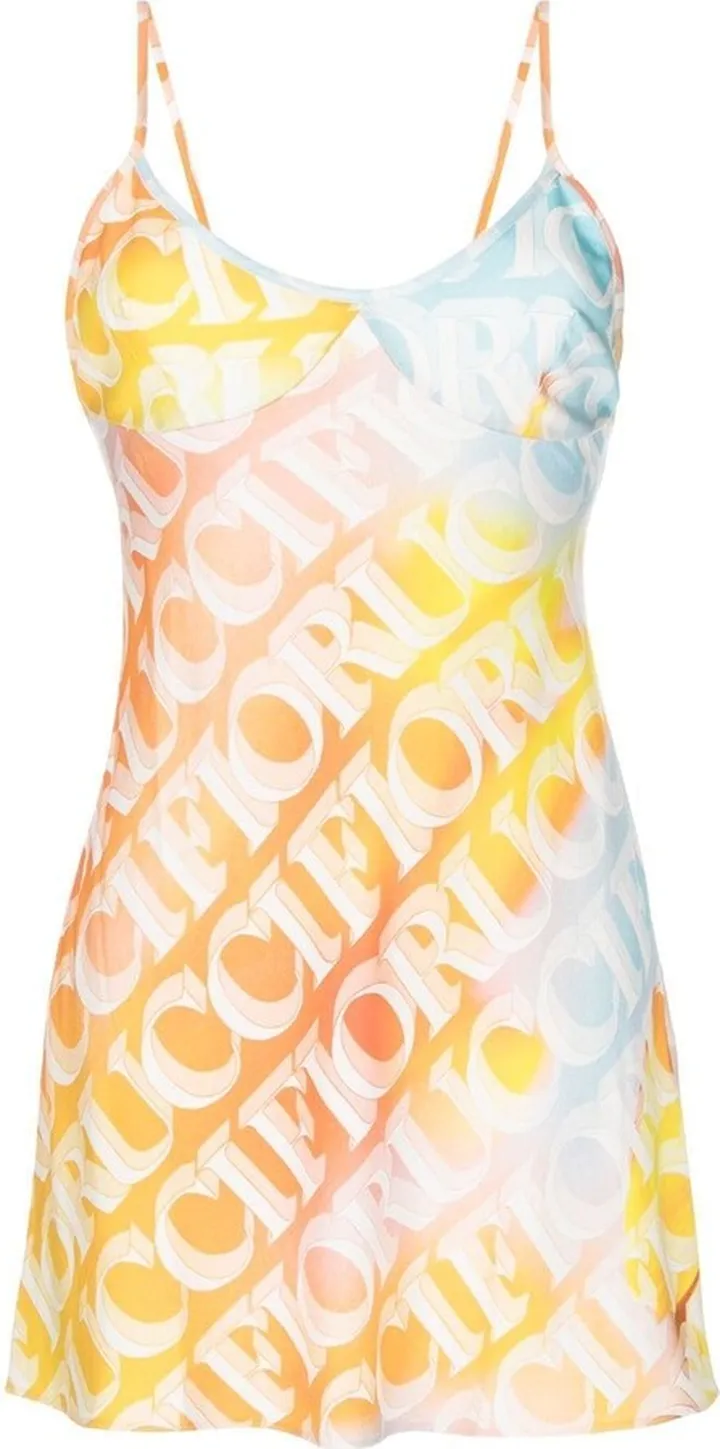 Logo-Print Mini Dress