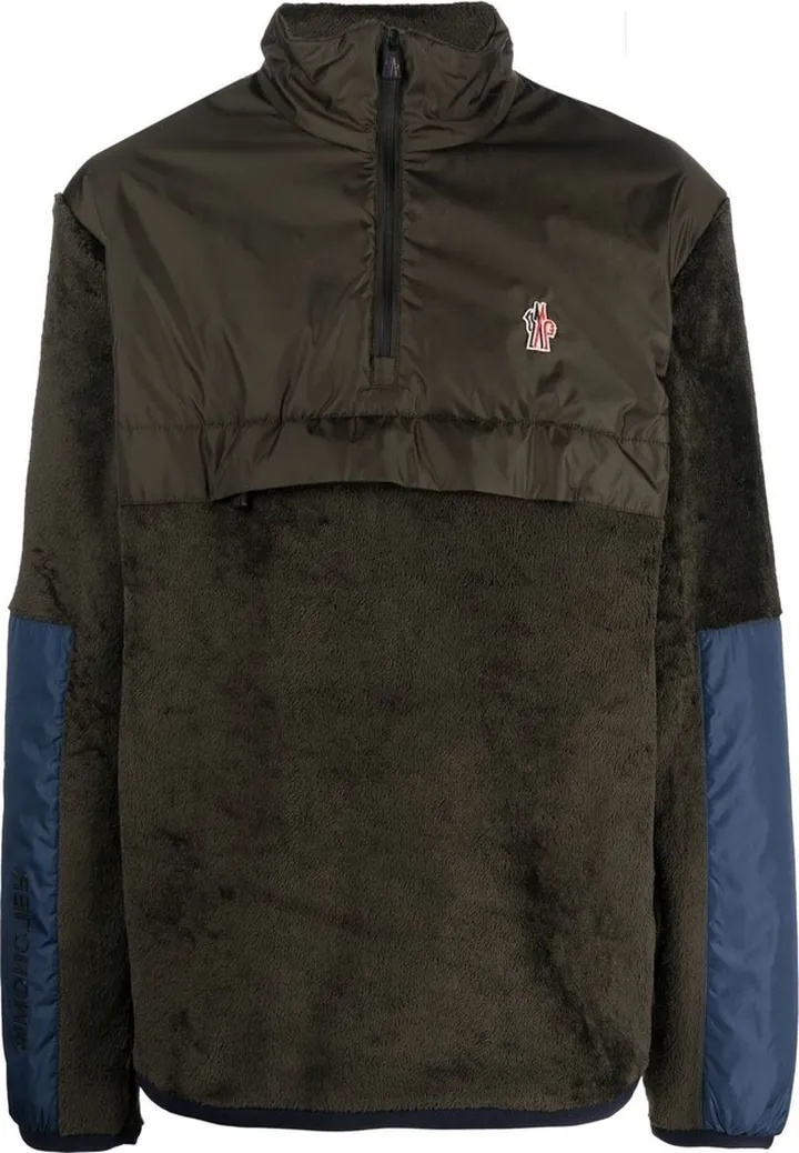 Logo-Patch Zip-Front Jumper