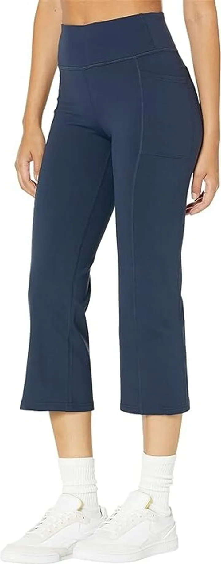 SKECHERS GO WALK High Waisted Crop Pants (Blue Iris) Women's Casual Pants