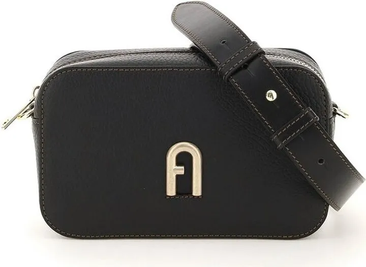Furla Logo-Plaque Zipped Mini Crossbody Bag