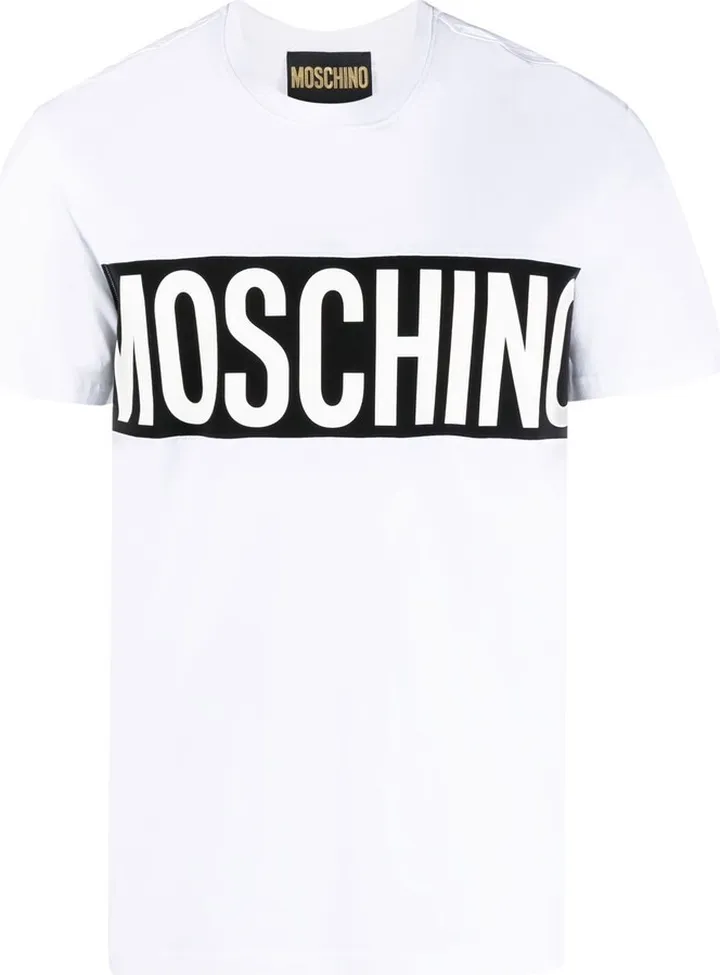 MOSCHINO- T-shirt With Logo Print