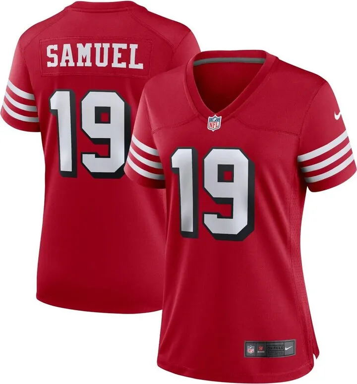 Women's Nike Deebo Samuel Scarlet San Francisco 49ers Alternate Team Game Jersey