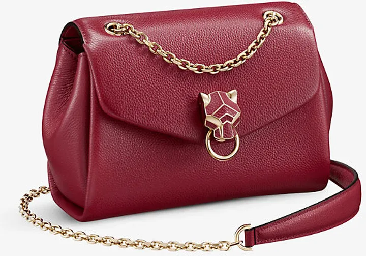 Womens Red Panthere de bag Chain bag
