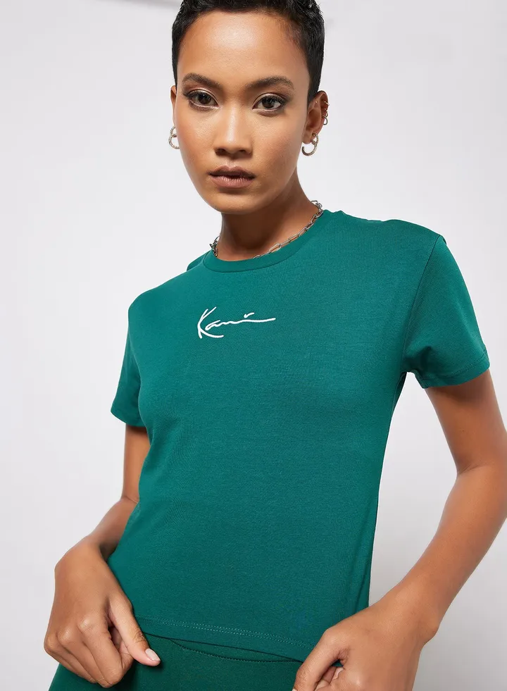 Logo Detail T-Shirt Green