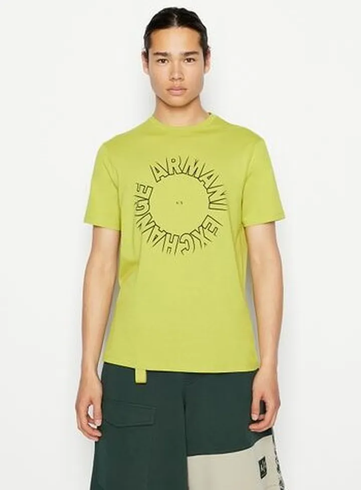 Regular fit jersey cotton logo t-shirt