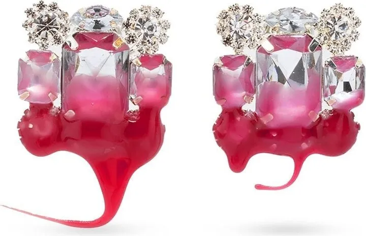 Square-Dip Clip-On Earrings