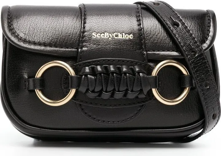 Saddie leather belt bag